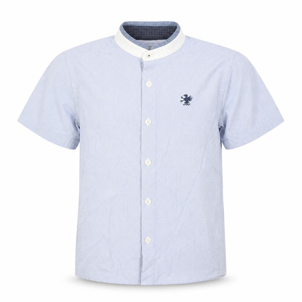 Boys UK Size 6 Years NEXT Blue Basic Button-Up