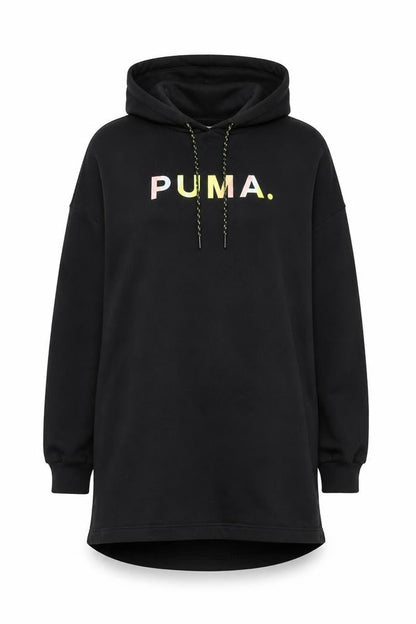 Womens UK Size XS PUMA Black Pullover Hoodie