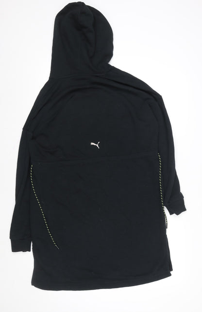 Womens UK Size XS PUMA Black Pullover Hoodie