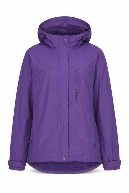 One Valley Women’s Purple Waterproof Hooded Jacket M/L