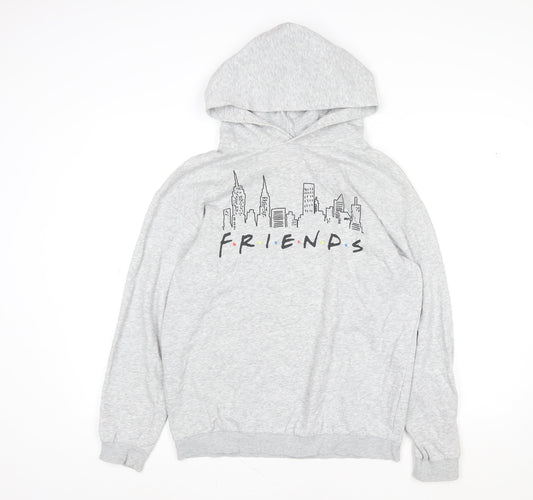 Girls UK Size 13-14 Years H&M Grey Pullover Hoodie