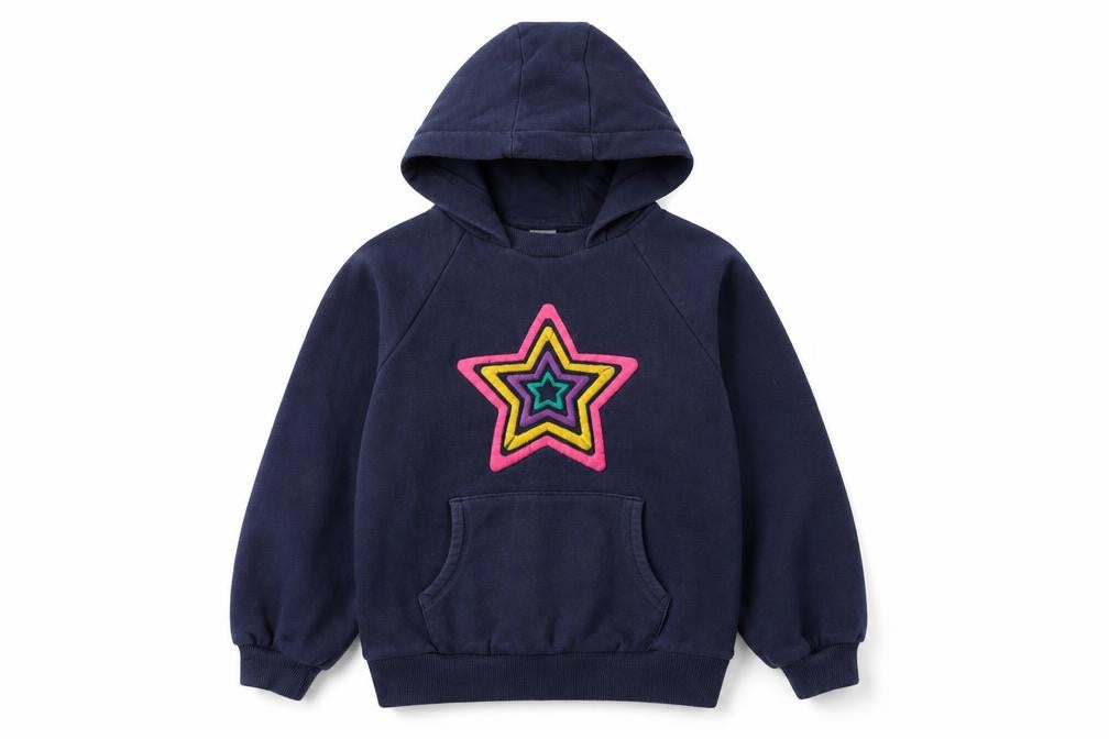 Girls UK Size 9 Years NEXT Blue Pullover Hoodie