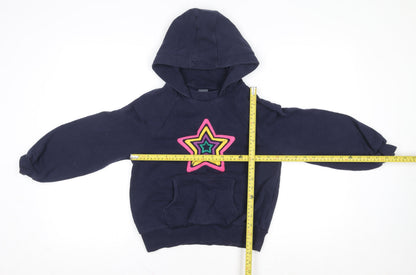 Girls UK Size 9 Years NEXT Blue Pullover Hoodie