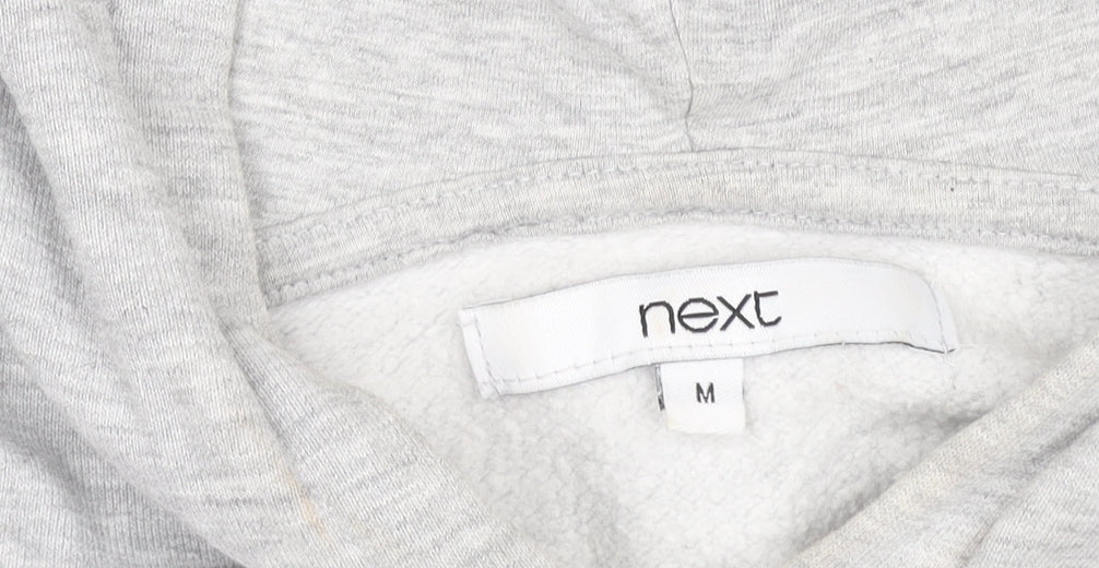 Womens UK Size M NEXT Grey Pullover Hoodie