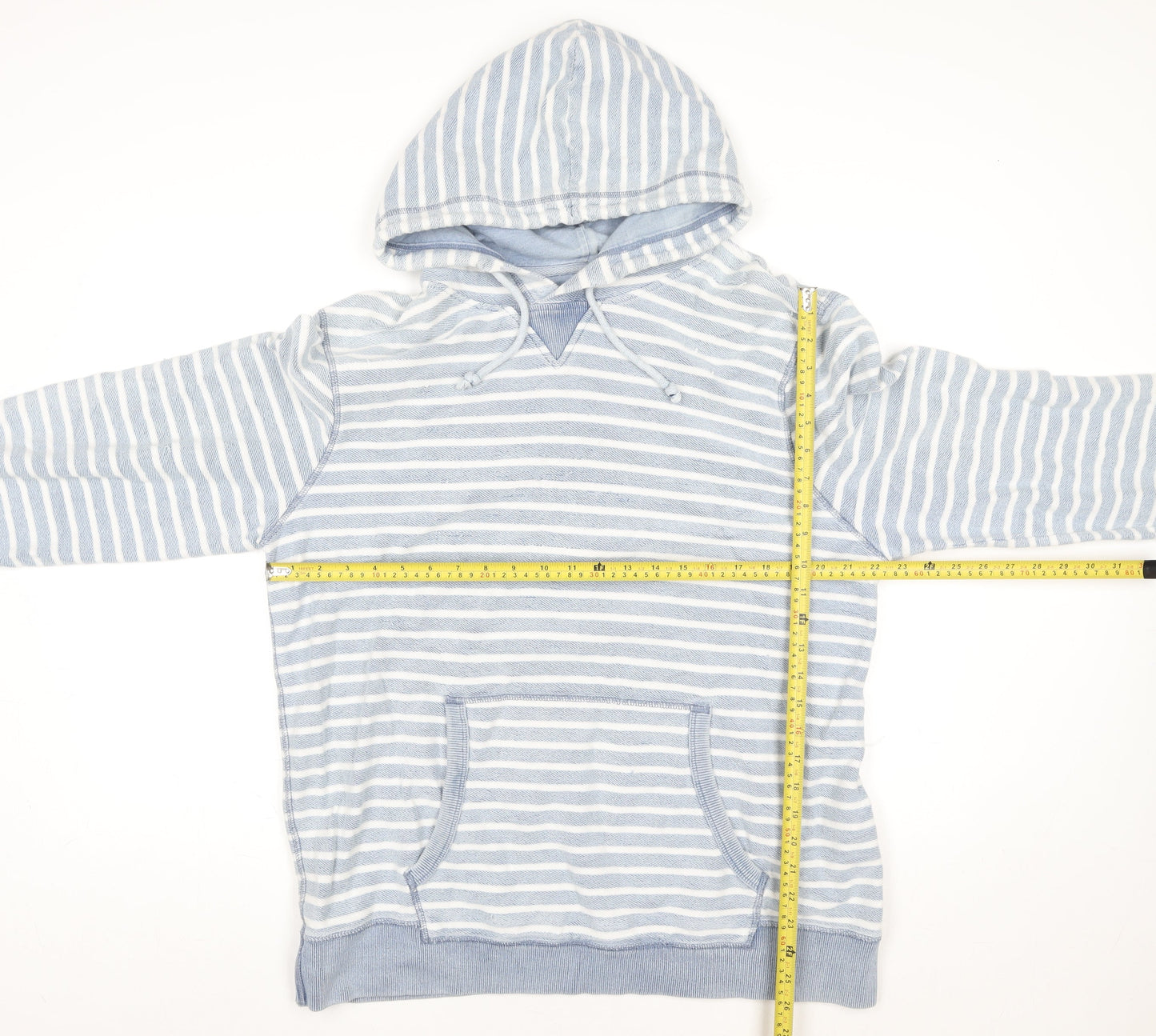 Womens UK Size XL FatFace Blue Pullover Hoodie