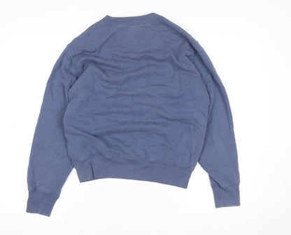 Mens UK Size XS Uniqlo Blue Pullover Sweatshirt