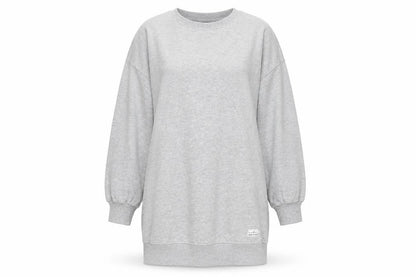 ESMARA Women Grey Long Sleeve Pullover Sweatshirt Size M Cotton Blend