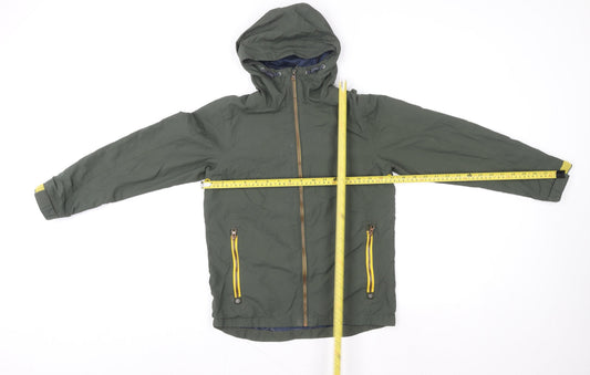 Boys UK Size 9 Years NEXT Green Windbreaker Coat