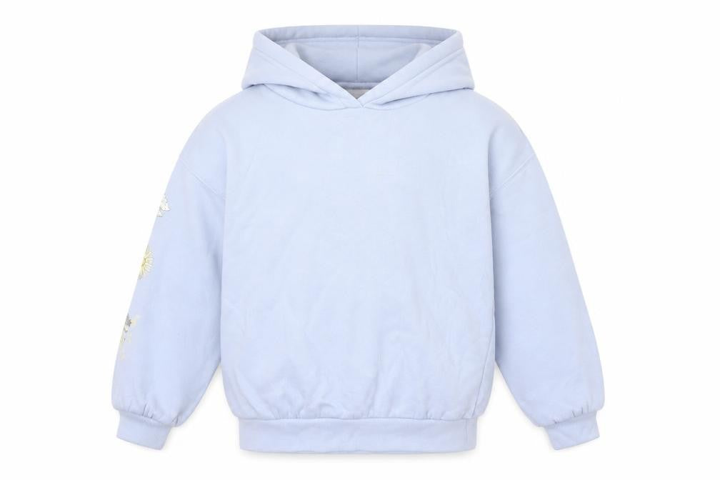 Girls UK Size 7-8 Years Marks and Spencer Blue Pullover Hoodie
