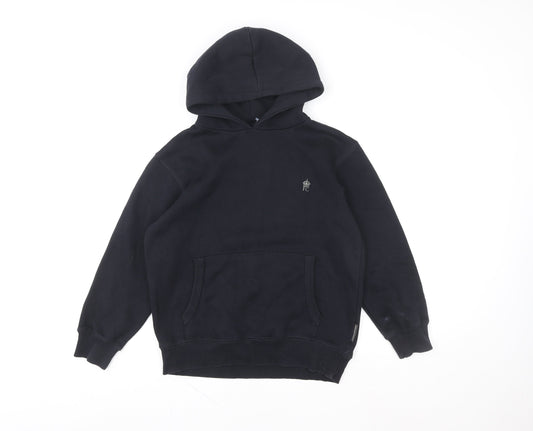 Boys UK Size 11-12 Years French Connection Black Pullover Hoodie