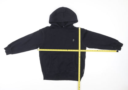 Boys UK Size 11-12 Years French Connection Black Pullover Hoodie