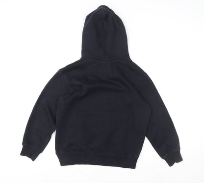 Boys UK Size 11-12 Years French Connection Black Pullover Hoodie