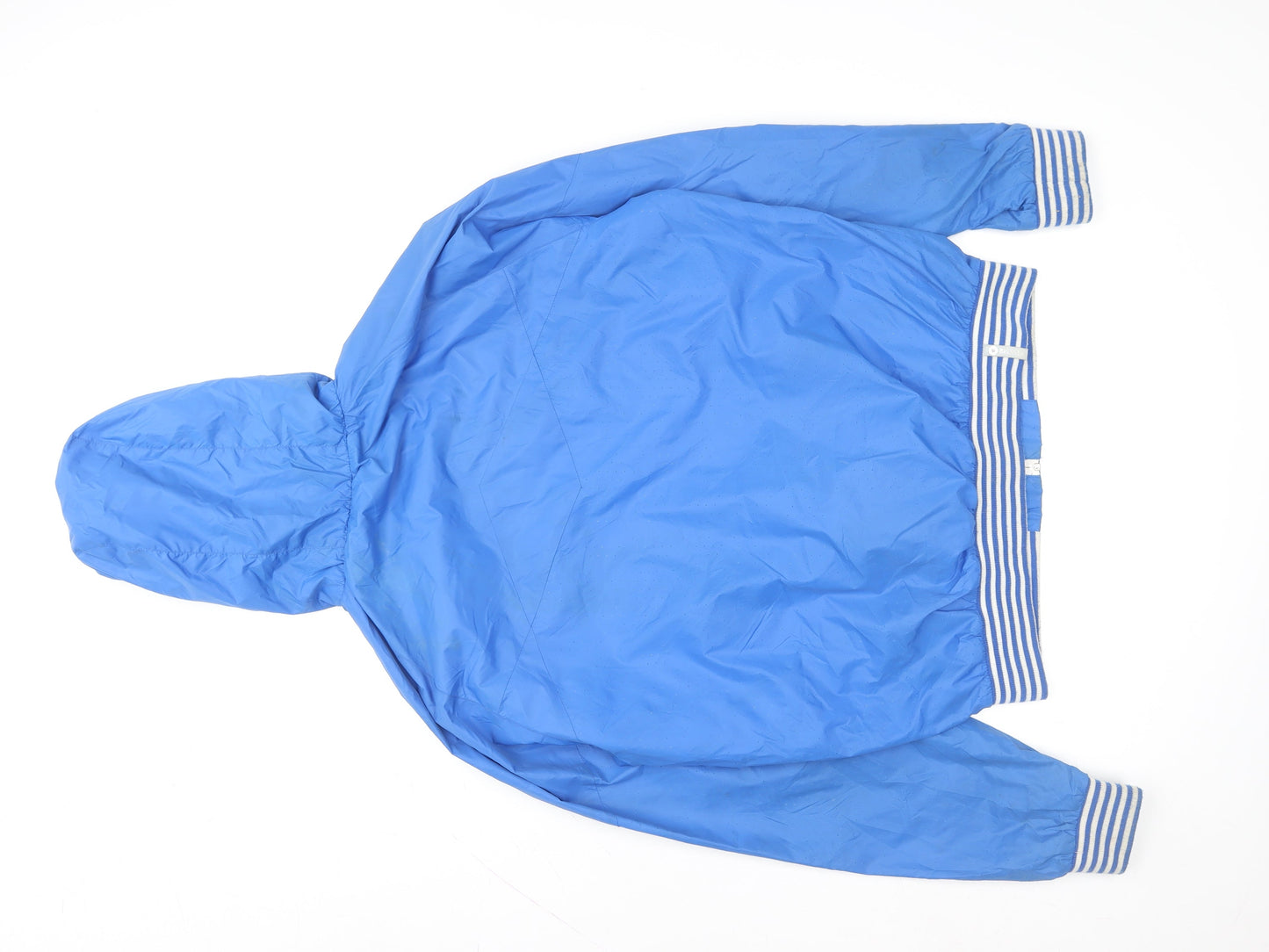Mens UK Size L FLY53 Blue Windbreaker Coat