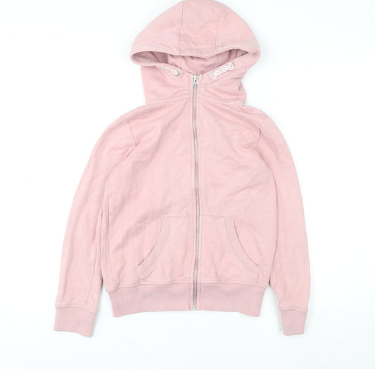 Girls UK Size 10 Years NEXT Pink Full Zip Hoodie