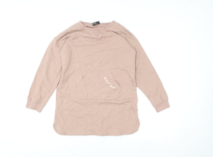 Girls UK Size 8-9 Years Bekkin Brown Pullover T-Shirt