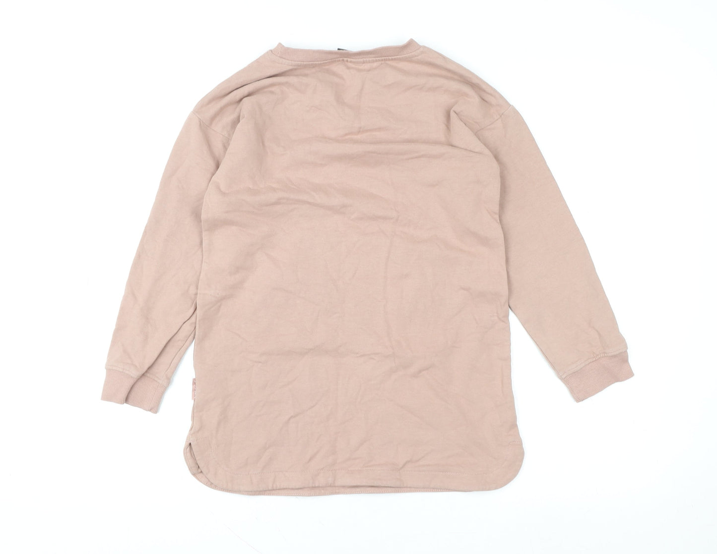 Girls UK Size 8-9 Years Bekkin Brown Pullover T-Shirt