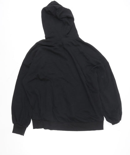 Womens UK Size M H&M Black Pullover Hoodie
