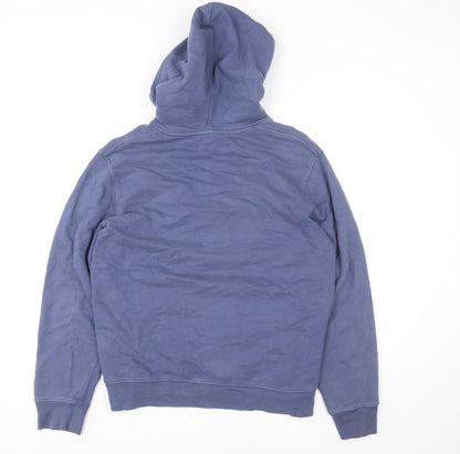 Mens UK Size M Levi's Blue Pullover Hoodie