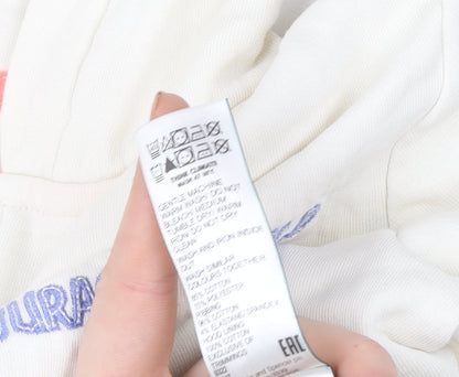 Girls UK Size 9-10 Years Marks and Spencer Ivory Full Zip Hoodie