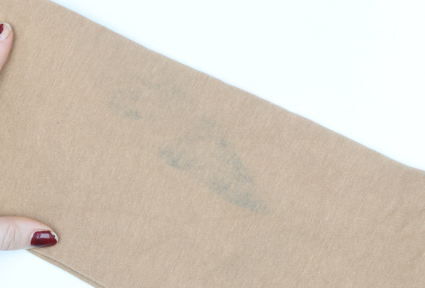 Brave Soul Women Beige Pullover Hoodie XS Cotton Blend Casual