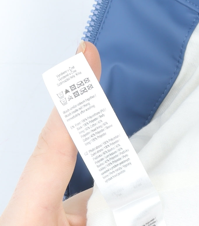 Peter Rabbit Blue Hooded Waterproof Rain Coat Jacket 12-18M Unisex Baby