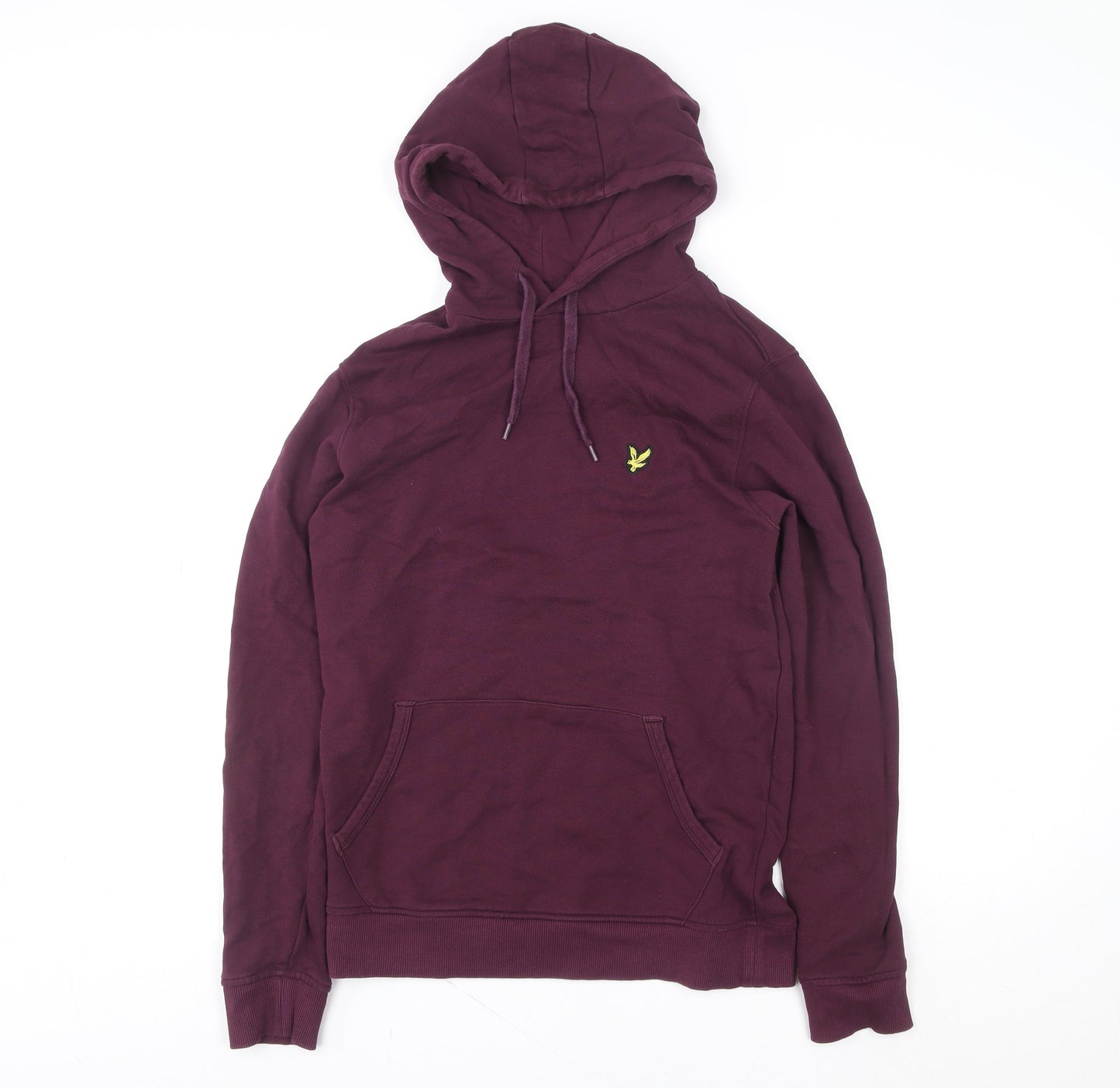 Mens UK Size M Lyle & Scott Purple Pullover Hoodie