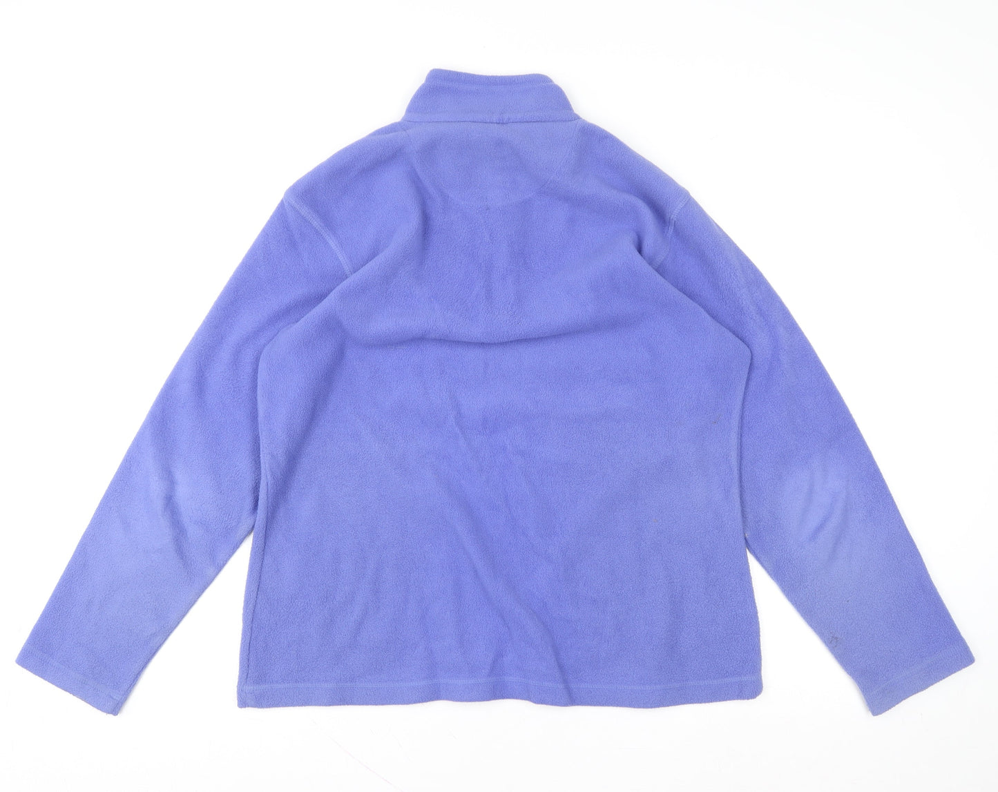 Regatta Women’s Purple Fleece Pullover 1/4 Zip Sweatshirt UK 14