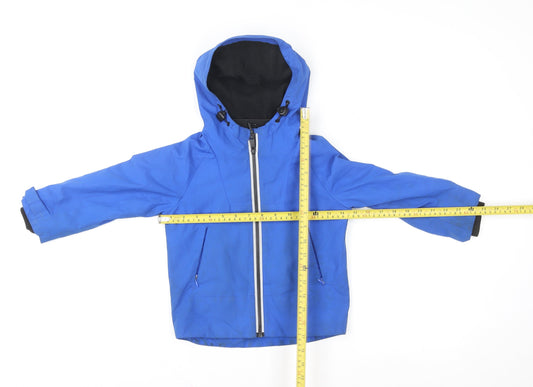Boys UK Size 3-4 Years Marks and Spencer Blue Puffer Jacket