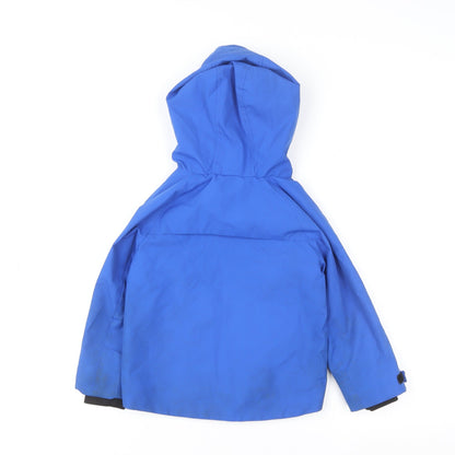 Boys UK Size 3-4 Years Marks and Spencer Blue Puffer Jacket