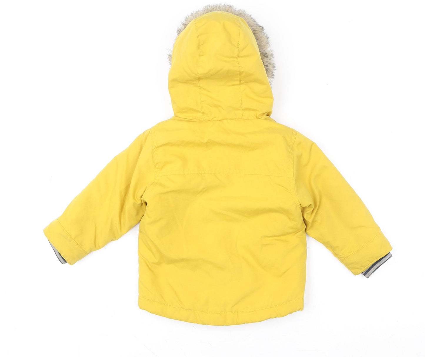 Next Unisex Baby Yellow Tiger Hooded Padded Parka Coat 12-18 Months