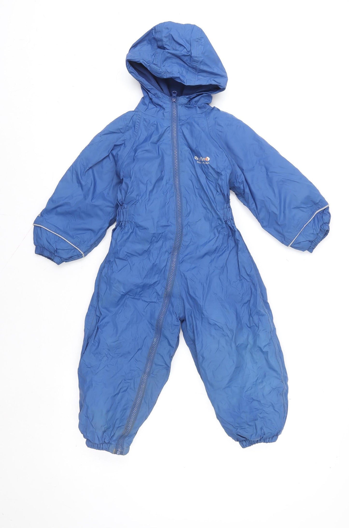 Regatta Blue Hooded Waterproof Snowsuit 24 Months Unisex Baby Winter Wear