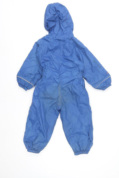 Regatta Blue Hooded Waterproof Snowsuit 24 Months Unisex Baby Winter Wear