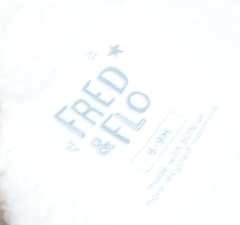 F&F Unisex Baby Yellow Heart Puffer Jacket 6-9 Months Hooded Winter Coat