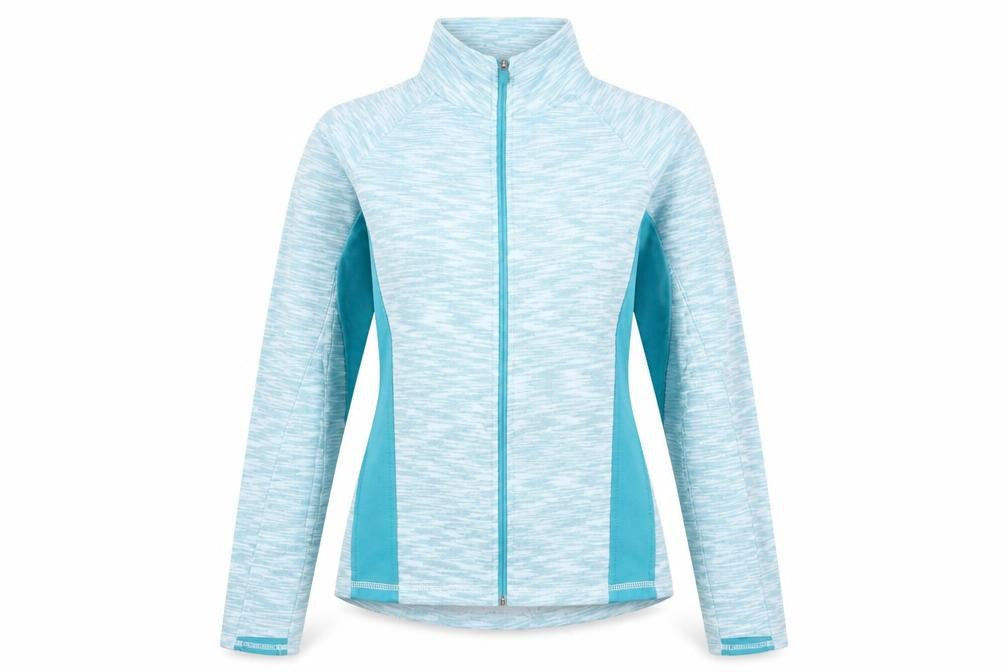 Womens UK Size M Tek Gear Blue Full Zip Sweatshirt