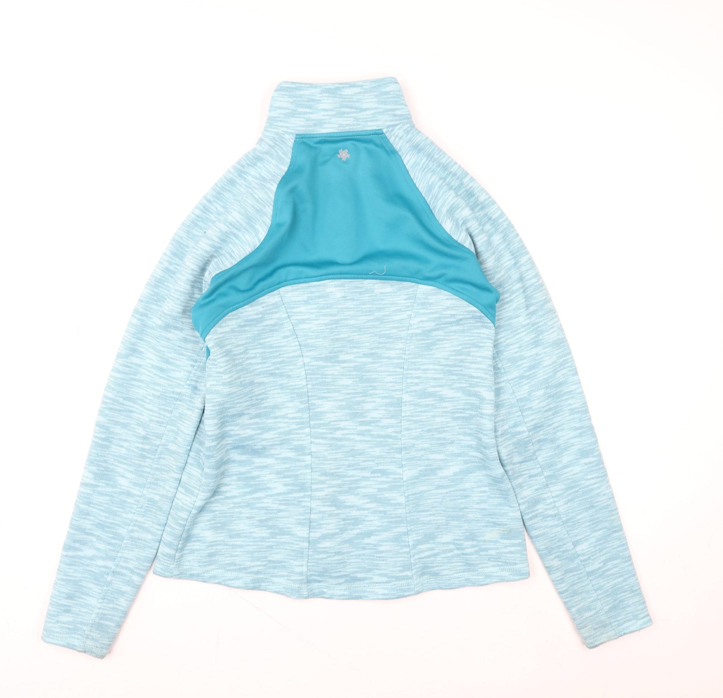 Womens UK Size M Tek Gear Blue Full Zip Sweatshirt