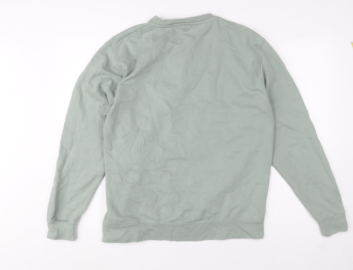 Mens UK Size L TEEQ Green Pullover Sweatshirt