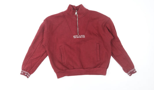 Womens UK Size 4 The Couture Club Red Pullover Sweatshirt