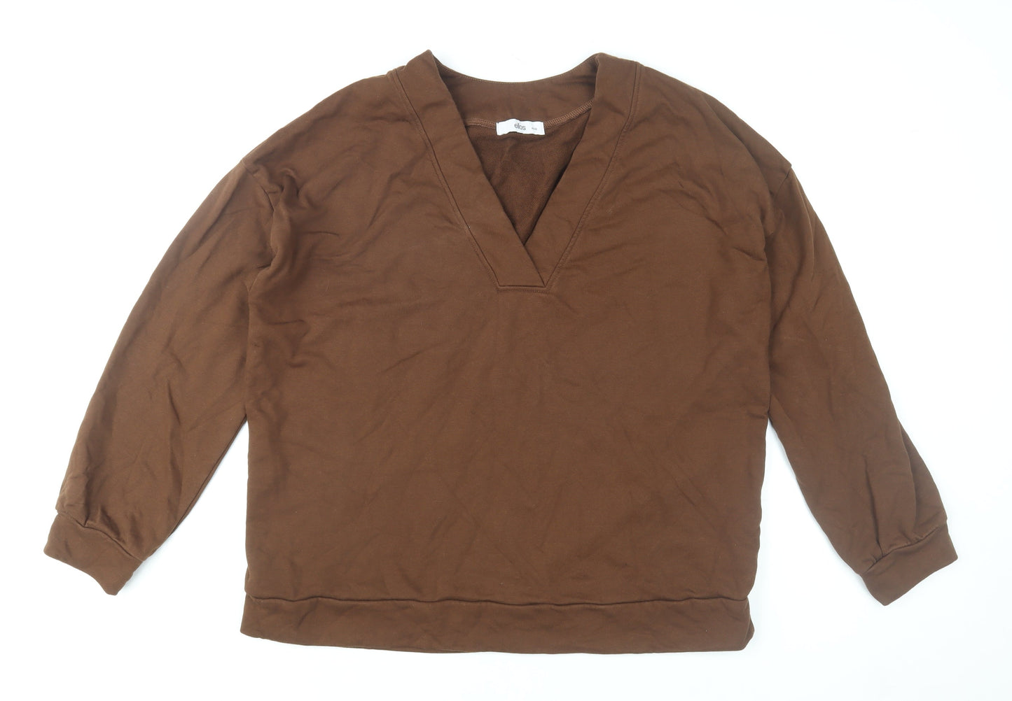 Womens UK Size 16/18 Ellos Brown Pullover Sweatshirt