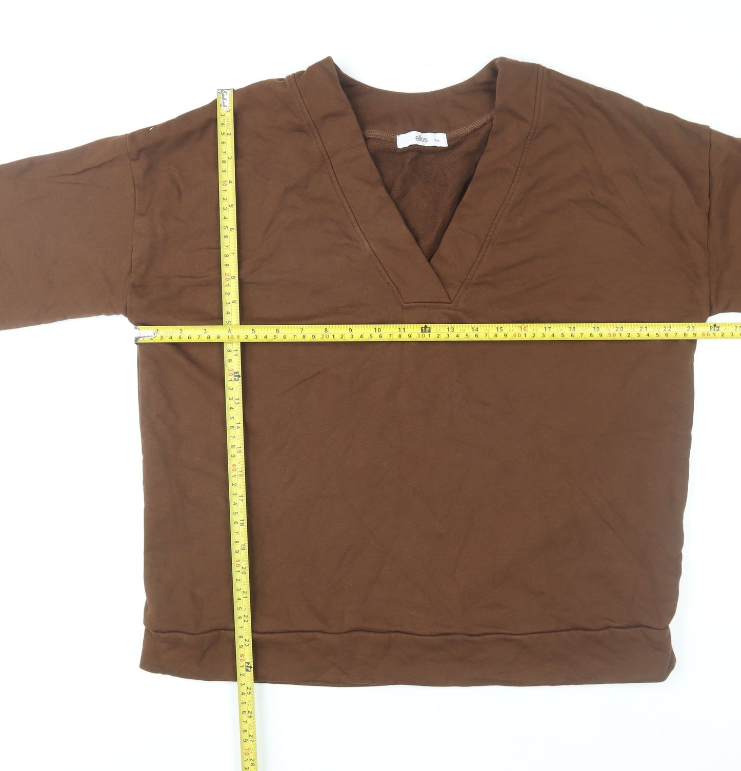 Womens UK Size 16/18 Ellos Brown Pullover Sweatshirt