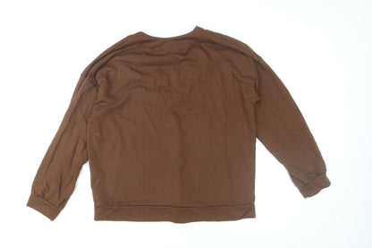 Womens UK Size 16/18 Ellos Brown Pullover Sweatshirt