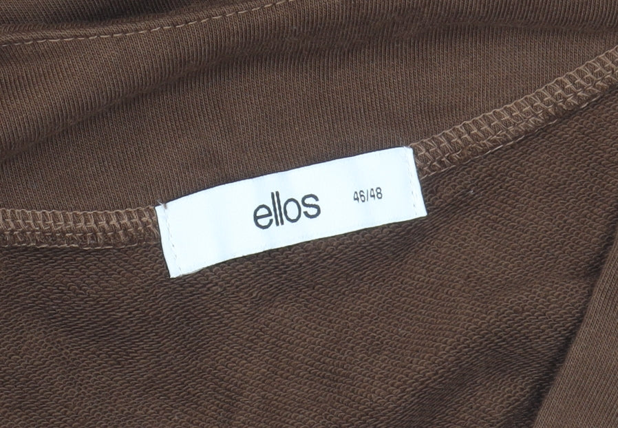 Womens UK Size 16/18 Ellos Brown Pullover Sweatshirt