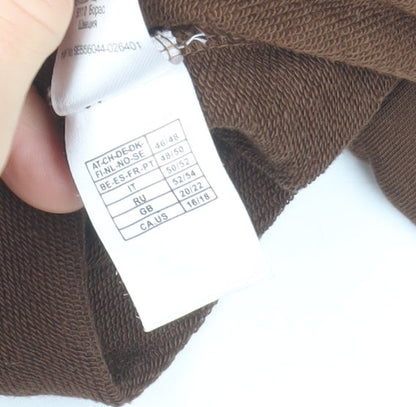 Womens UK Size 16/18 Ellos Brown Pullover Sweatshirt