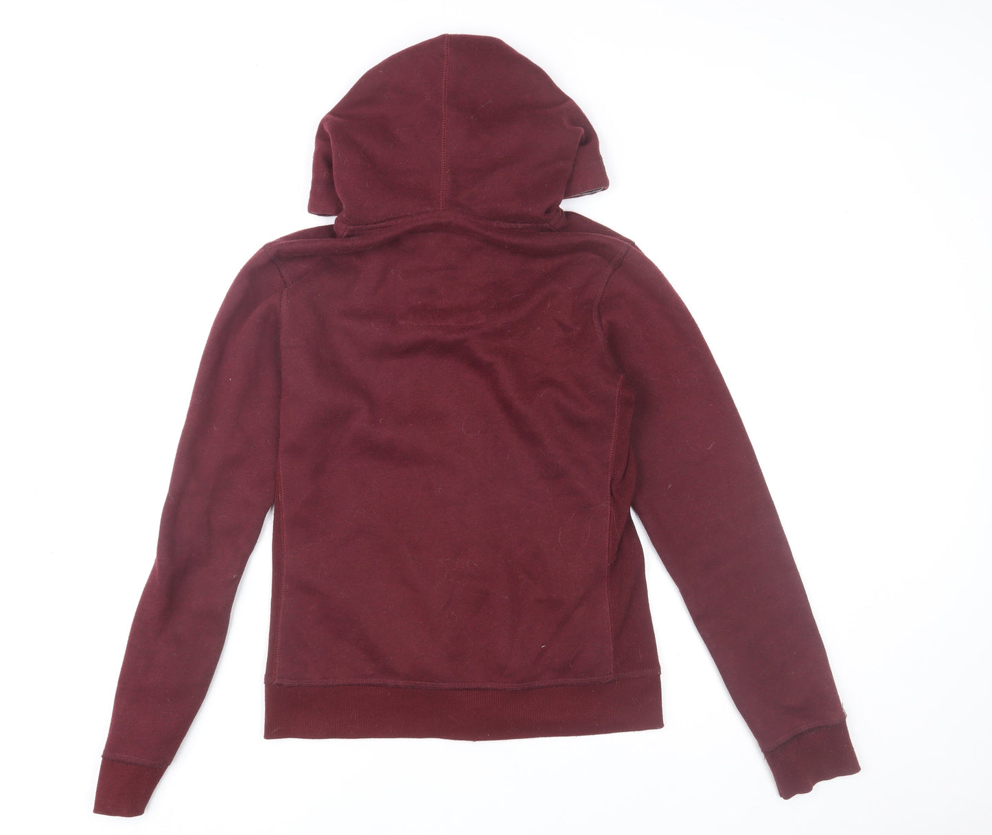 Abercrombie & Fitch Men's Red Full Zip Hoodie Size S