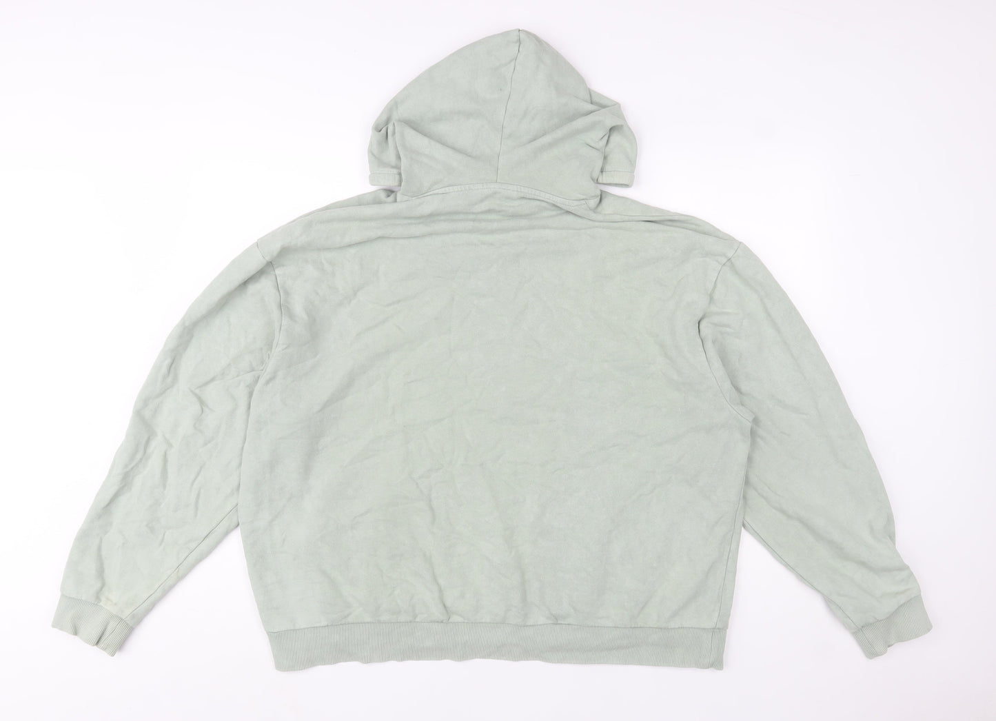 Womens UK Size 10 ASOS Design Green Pullover Hoodie