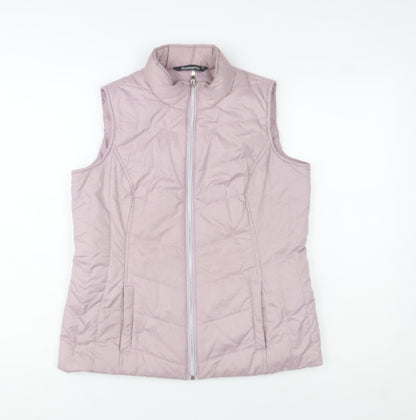 Womens UK Size 10 Bonmarché Pink Puffer Jacket
