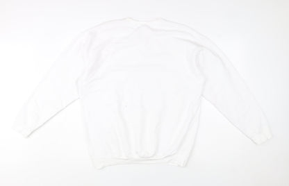Womens UK Size L Disney White Pullover Sweatshirt