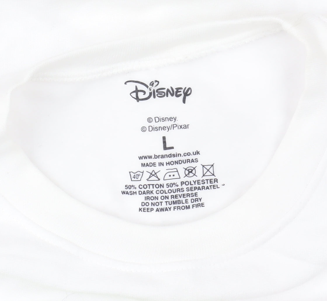 Womens UK Size L Disney White Pullover Sweatshirt