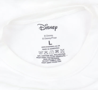 Womens UK Size L Disney White Pullover Sweatshirt