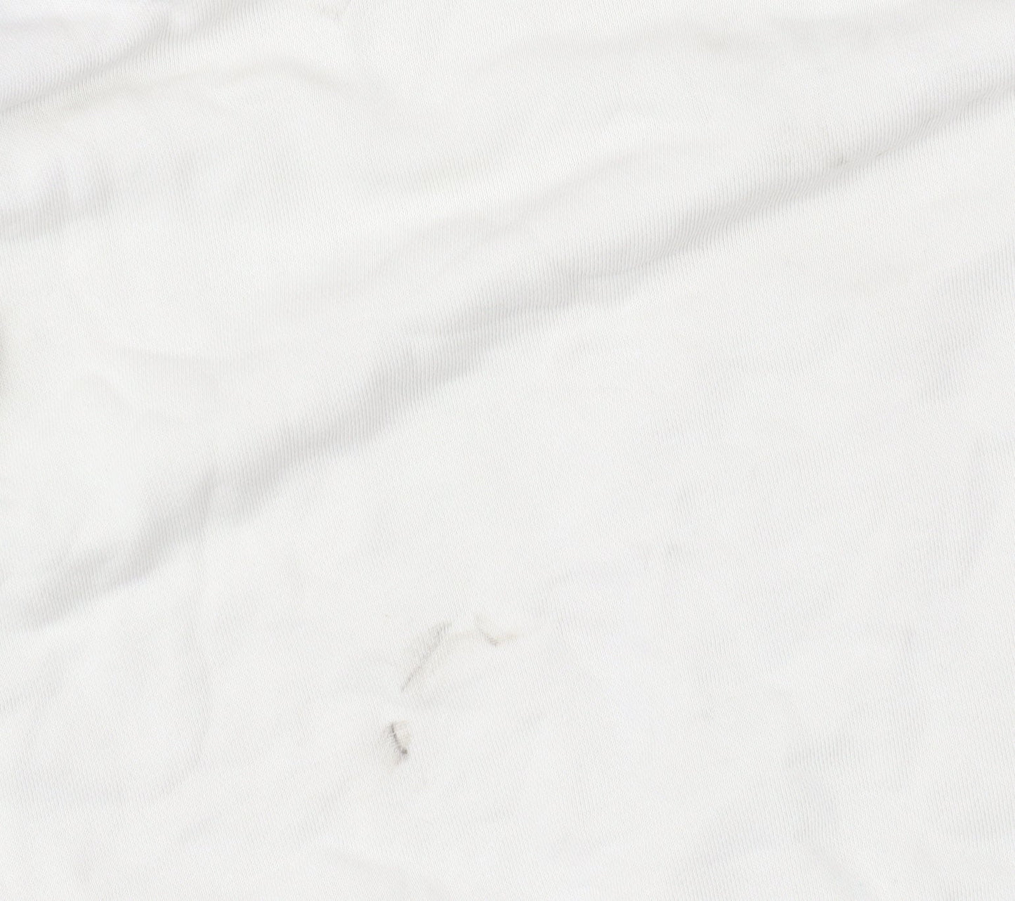 Nike Women Beige Pullover Hoodie Medium Logo Print Casual