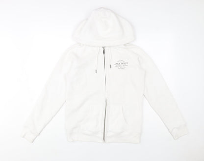 Womens UK Size 12 Jack Wills White Gym & Training Walking Casual Jacket